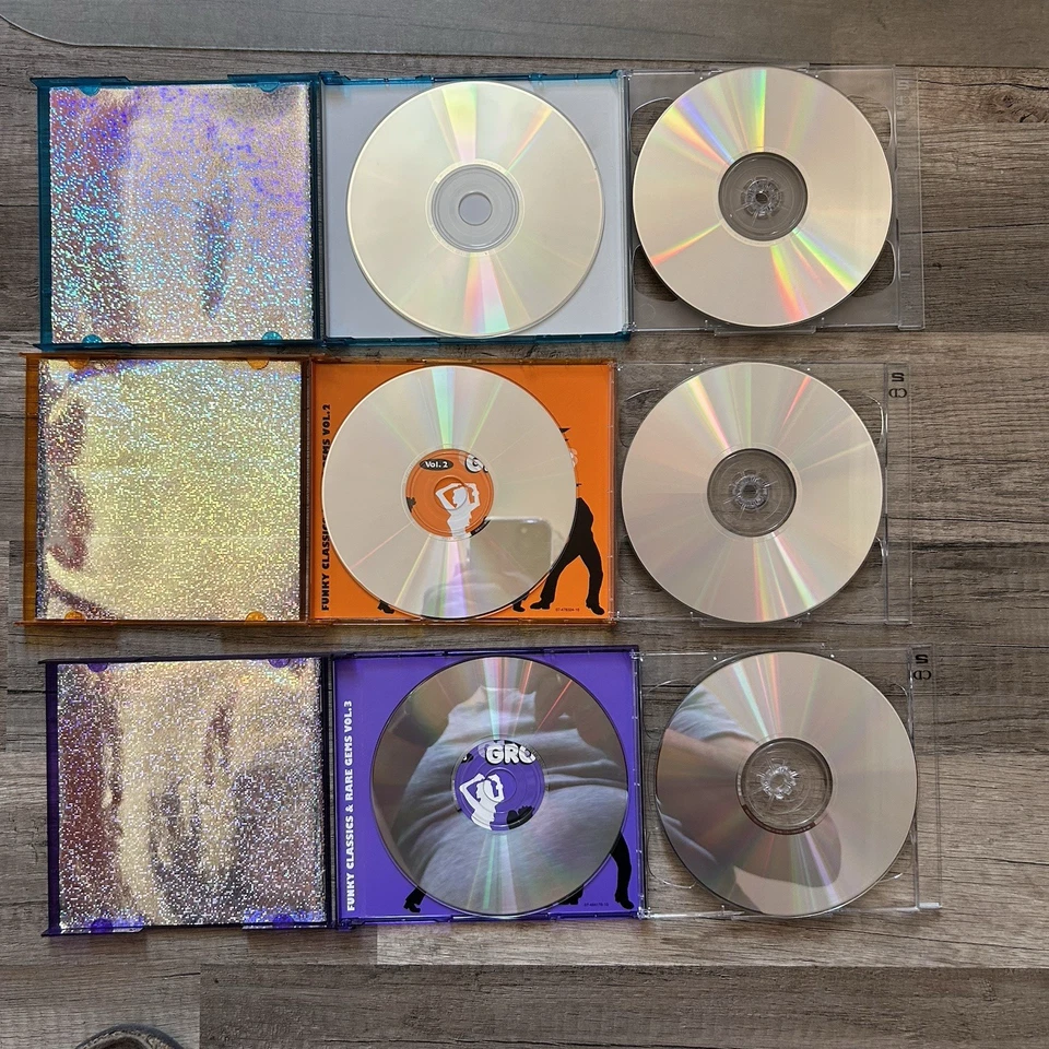 CD DJ Set 80th Funky Dance Groove 1-3, drei Doppel CDs 1995/96 Cover M CDs NM- - Bild 4 von 4