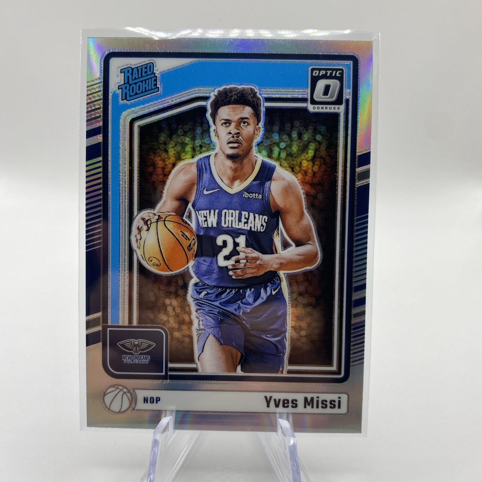 2024-25 Donruss Optic Basketball Yves Missi Rated Rookie RC Holo Prizm #265