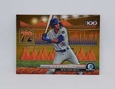2024 Bowman Alex Ramirez Gold Refractor 24/50 Scouts Top 100 Prospects #BTP-72