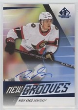 2023-24 Upper Deck SP Game Used New Grooves Auto Ridly Greig #NG-14 Auto 03uh