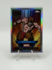 2025 Topps Non-Sport Chrome Marvel Red Wolf Anniversaries #MA-6