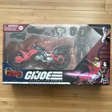GI Joe Classified Series Baroness w  Cobra C.O.I.L. Motorcycle Playset