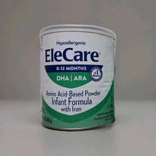 EleCare Infant Baby Formula  Hypoallergenic Amino Acid 14.1 oz Exp 7/26