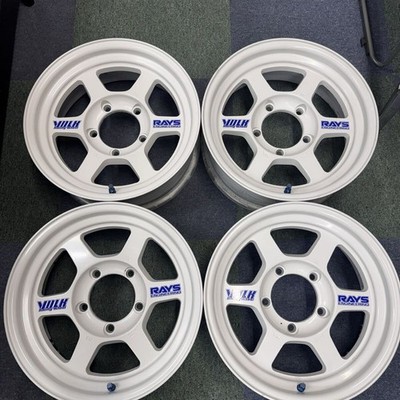 JDM RAYS VOLKRACING TE37X 166j -5 white forging for Suzuki Jimny Jimny No Tires