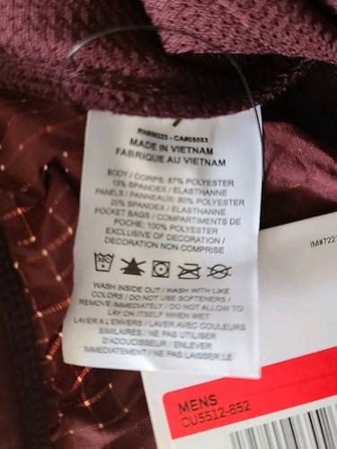 NEW SIZE L NIKE PHENOM DRI-FIT RUNNING PANTS MAROON MEN'S ZIPPER POCKETS NWT - Picture 8 of 11