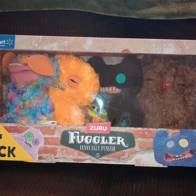 Zuru Fuggler Funny Ugly Monster 4 Pack Plush Toy Set for Ages 4-7, 8-11 Years