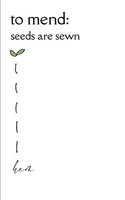 Hem | To Mend | Taschenbuch | Englisch (2025) | Seeds Are Sewn