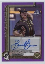 2025 Topps Pro Debut Purple Foil Auto 255/299 Boston Bateman #PD-42 Auto 0m89