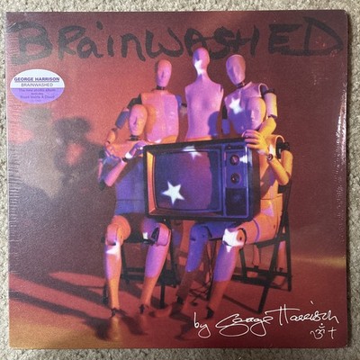 George Harrison Brainwashed 1st Pressing EMI Sealed LP Song Title Sticker 2002 