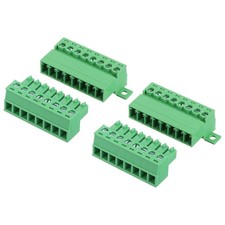 2 Set 8 Pin Screw Terminal Block Connector, 3.81mm PCB Mount Screw Terminal