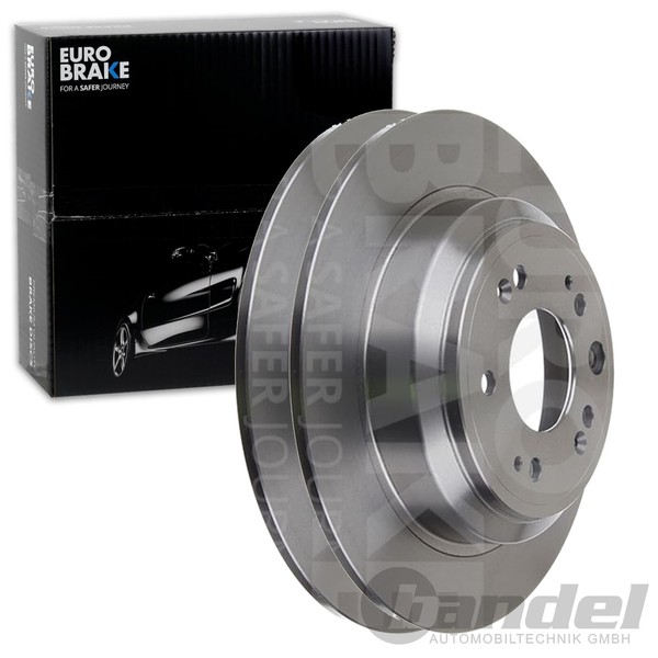 2X Eurobrake Bremsscheiben 305Mm Voll Hinten Passend FÜR Honda Accord |-image