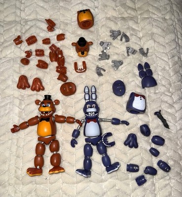 Funko Five Nights at Freddy s FNAF Action Figures Freddy Bonnie + Parts Lot
