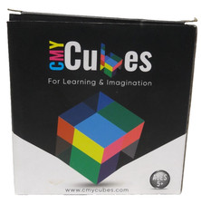 CMY Color Cube, Acrylic Prism, Science Learning Educational Toy, Beautiful 3.75"