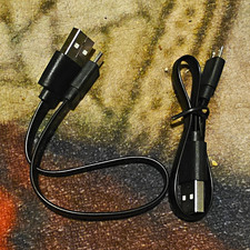 Black Matte USB-A to Micro-USB Charging  Data Sync Cable