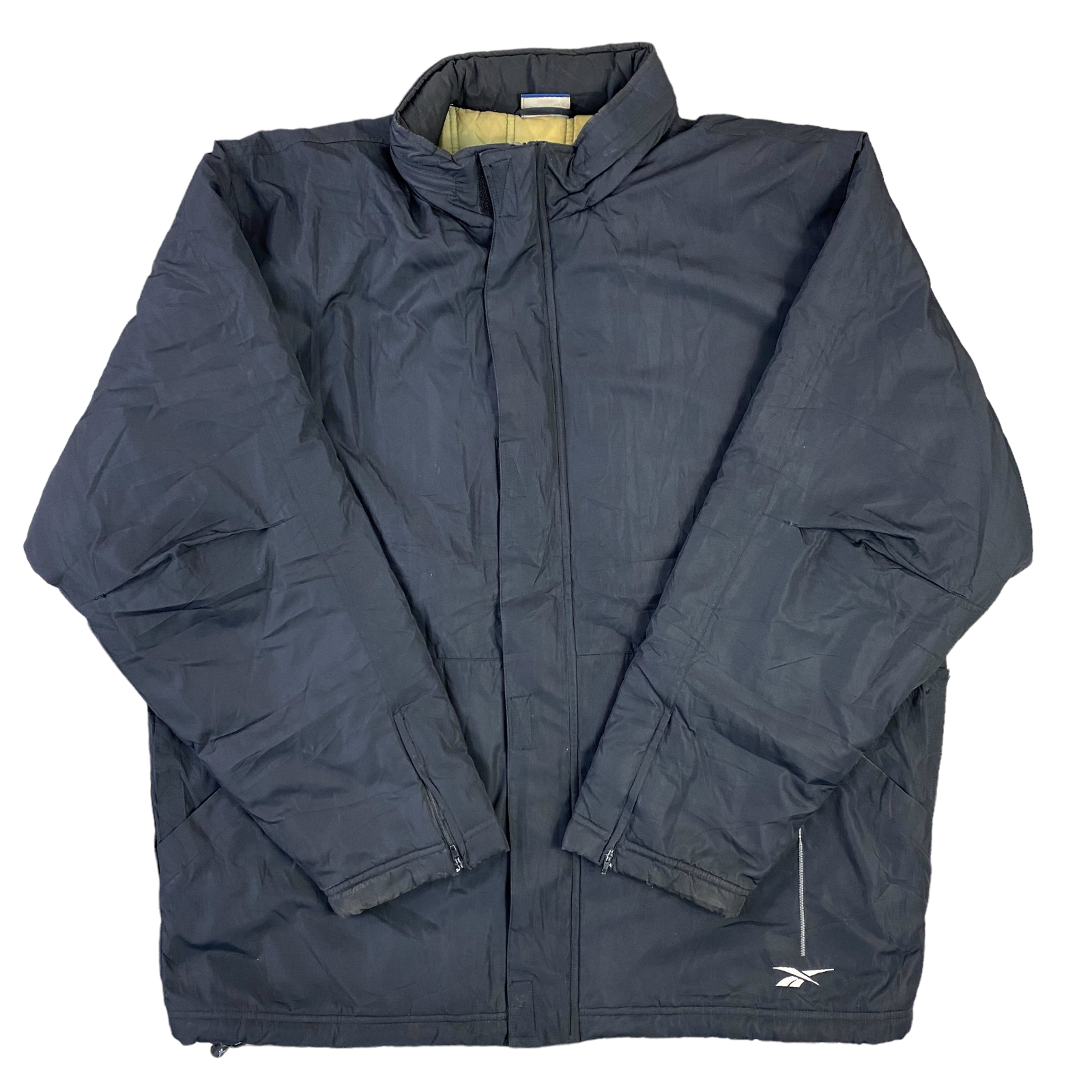 Reebok Red Regular Fit Padded Hooded Coat for Men Size XL