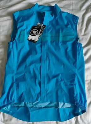 Radsport Endura Pro SL Lite Herren Weste II - Hi-Viz Blau Winddicht Größe XXL Neu mit Etikett