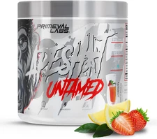 PRIMEVAL LABS APESH*T UNTAMED Pre-Workout Focus Energy Pumps Strawberry Lemonade