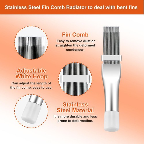 Effective AC Fin Cleaner and Condenser Coil Brush 3 Pieces for Cleaning - Picture 9 of 10