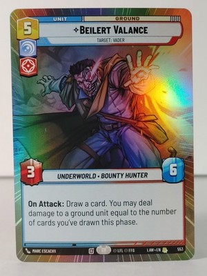 Beilert Valance -  - Hyperspace/Foil - A Lawless Time #553 - SWU -NM -U Pick