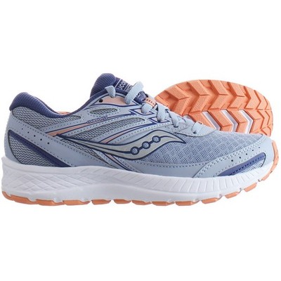 Saucony Versafoam Cohesion 13 Blue Mist/Melon Women's Running Shoes Size 8.5 M