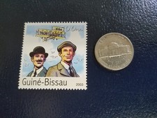 Orville and Wilbur Wright Brothers Airplane Inventors 2003 Guine-Bissau Stamp c