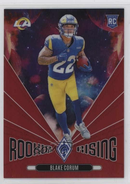2024 Panini Phoenix Rookie Rising Red 52/99 Blake Corum #RR-BCM RC 1po4