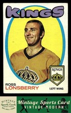 1971-72 Topps - Ross Lonsberry - #121 Los Angeles Kings