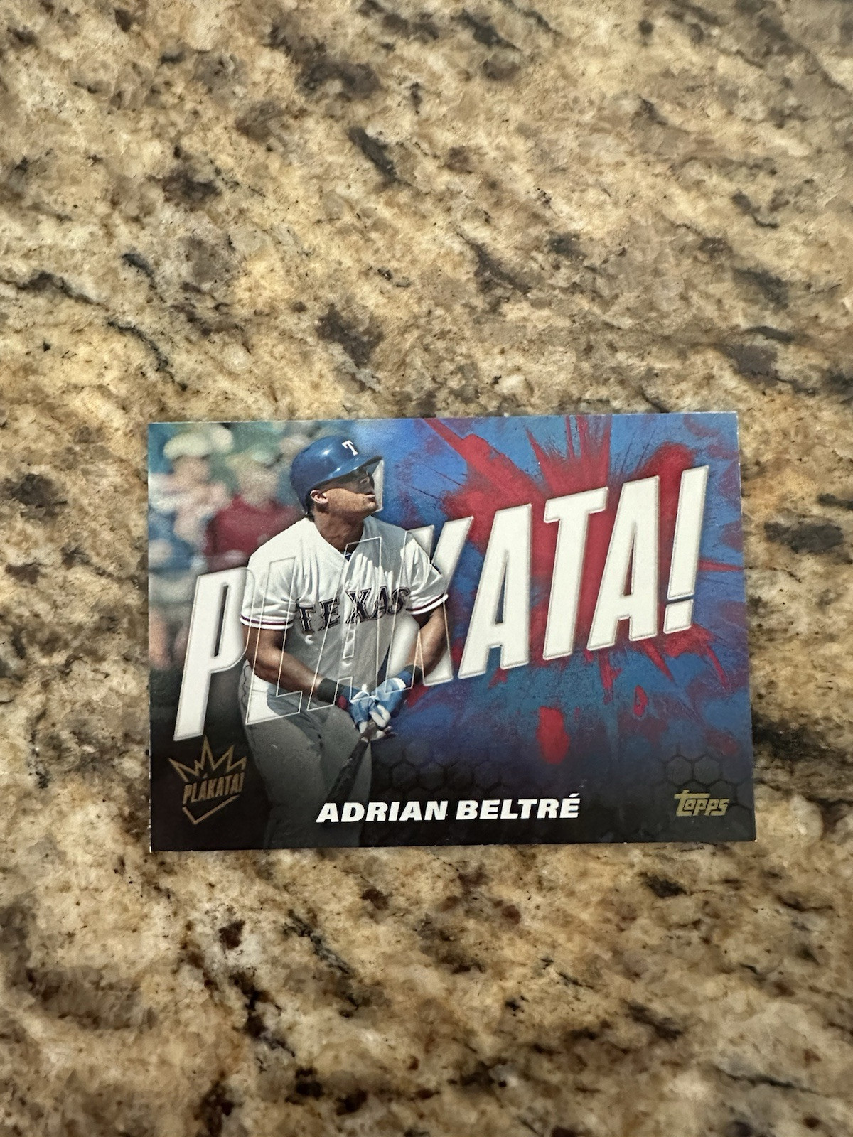 ADRIAN BELTRE TOPPS 2025 SERIES 1 - PLAKATA - #PLAK-17
