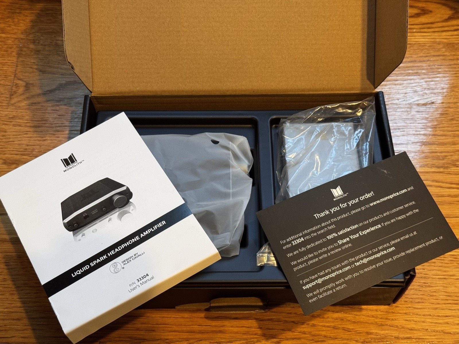 Monoprice Monolith Liquid Spark Headphone Amplifier - Alex Cavalli Design