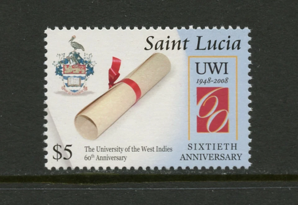 G659 St. Lucia 2008 Université Des Indes Occidentales 1v. MNH - Photo 1/1