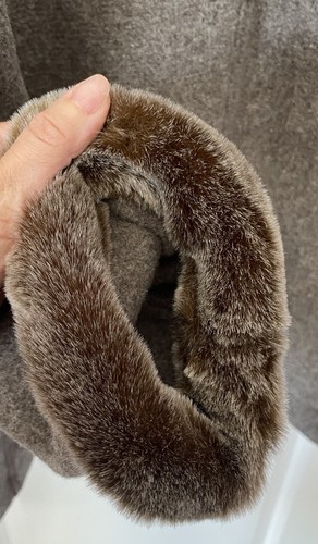 J. Jill Wool Blend Coat With Faux Fur Collar and Details, Women’s Size M (NWT) - Picture 8 of 9