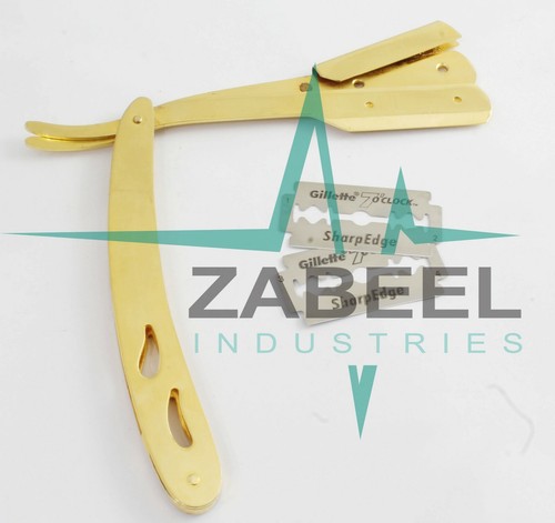 Pro Hairdressing Scissors, Gold Barber Hair Cutting Scissor Shaving Razor ZaBeel - Picture 5 of 6