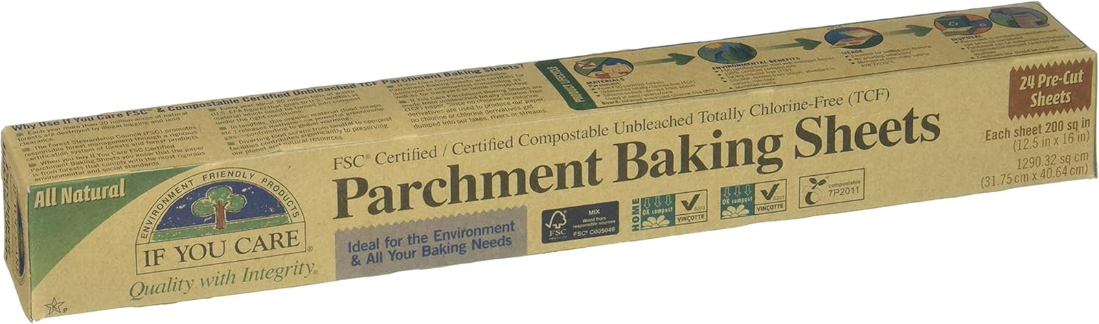 Parchment Baking Sheets - FSC Certified, 24 Ct