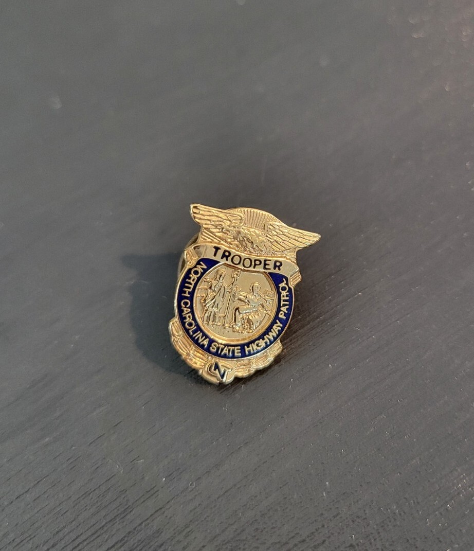 VTG North Carolina State Highway Patrol Trooper Lapel Metal Pin