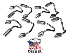 SS Fuel Injector Line Set Cylinders 1-8 For 2004.5-2005 LLY  LBZ Duramax Diesel