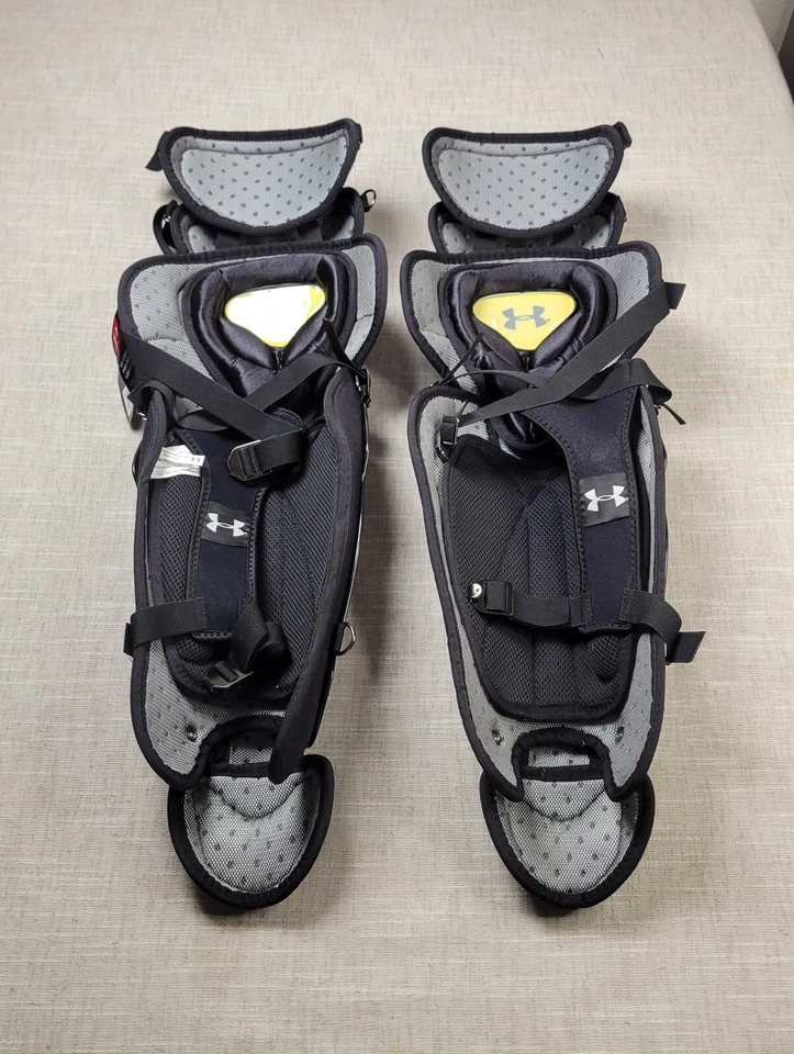 Under Armour Converge II Pro Series 16.5" Catchers Protectores de Piernas Negro Adulto Foto 2 de 4