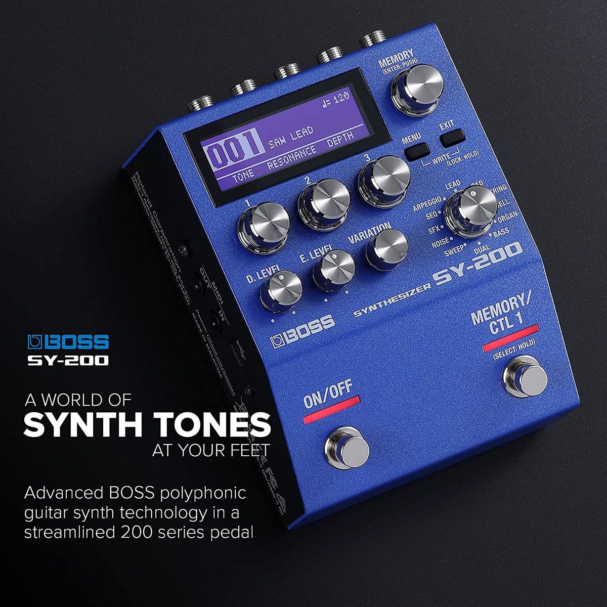 Boss SY-200 Guitar Synthesizer w/ Instrument Cables | eBay