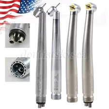 Dental Fiber Optic LED E-generator Shadowless Ring 45° High Speed Handpiece WCA4