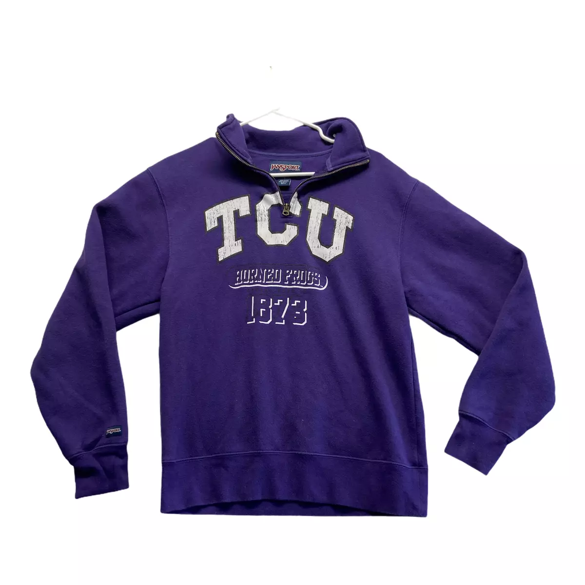 Jansport Women s TCU Quarter Zip Hoodie Purple Size Small