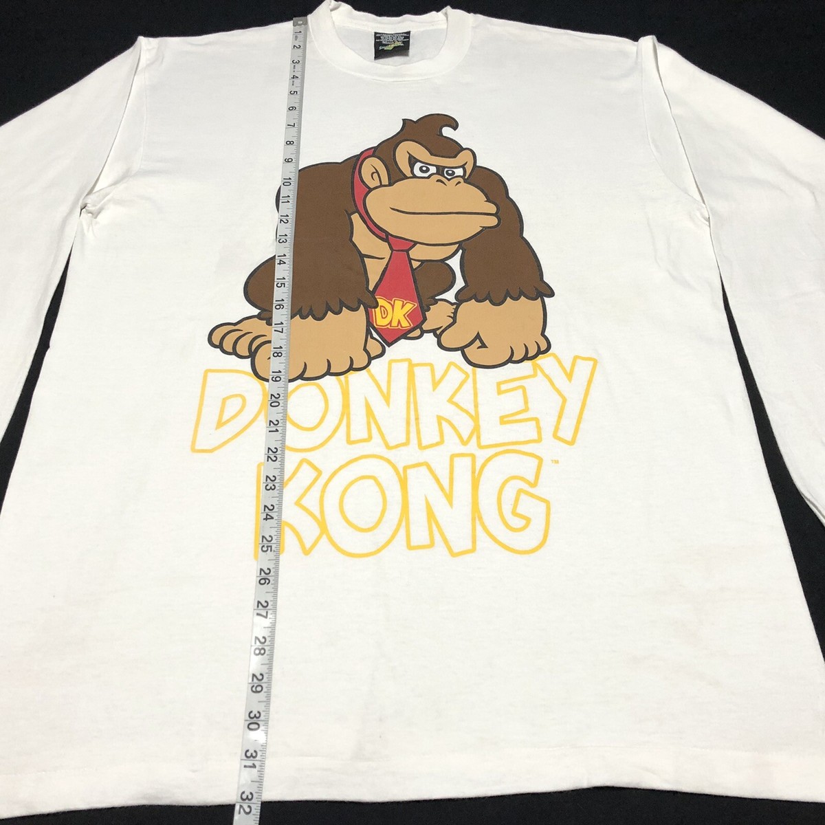 Vintage 1996 Donkey Kong Long Sleeve Nintendo Video Game