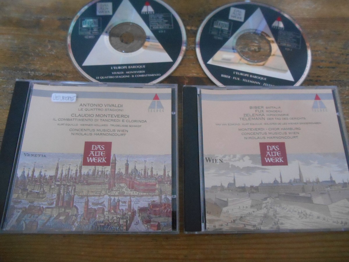 CD VA L'Europe Baroque / Das Alte Werk 6CD (111 Song) TELDEC