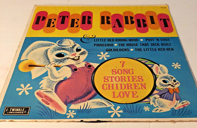 Peter Rabbit  33 RPM Twinkle RECORDS Retro Vintage Easter