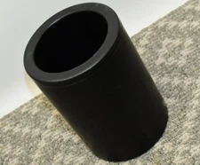 CaddyO Products Black Cylinder Plastic Wine Chiller Double Wall