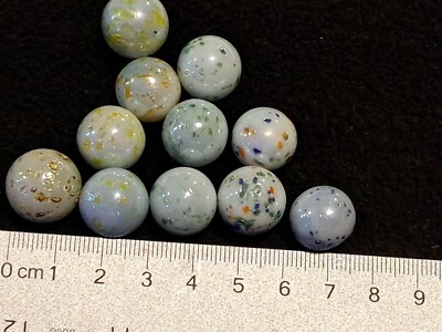 11 Vintage Vitro? Confetti Marbles | eBay