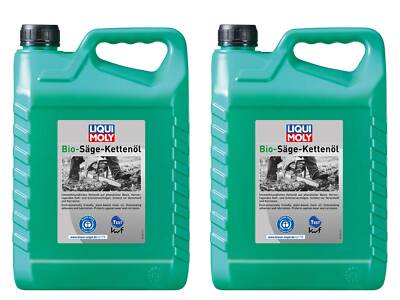 2x Original Liqui Moly 5L BIO Säge-Kettenöl Chainsaw-Oil Saw-Oil Sägeöl Öl 1281