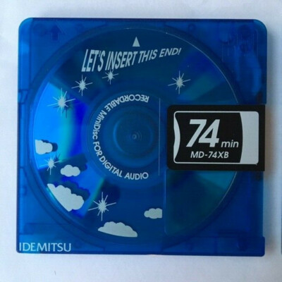Minidisc IDEMITSU MD blau 74 min aus Japan extrem selten | eBay