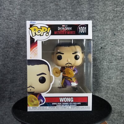 Funko Pop! Marvel Doctor Strange #1001 Wong Bobble-Head Vinyl Figure w Protector