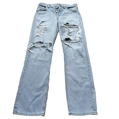 Vintage Levi's 501 Denim Jeans Made in USA Mens Tag 31x32 | Actual 30x30.5