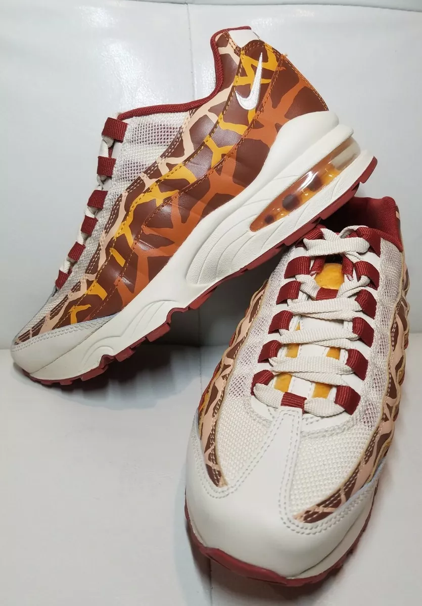 Nike Air Max 95 Light Cream Pollen Rise Russet Safari Pack CU4640 200 Youth Sz 4