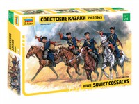 Sowjetische Kosaken 1:35 Figur Plastikmodellbausatz Zvezda